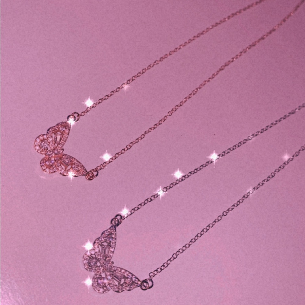 Butterfly necklaces